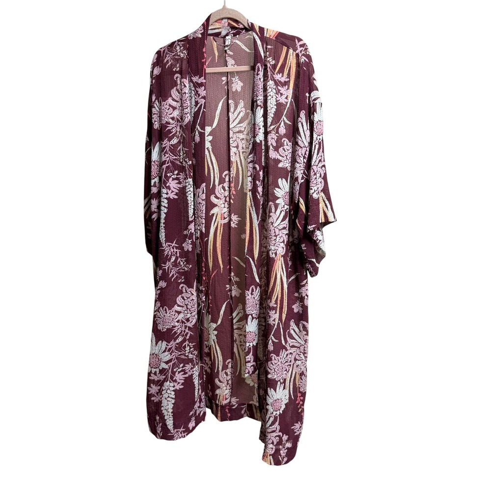 Romantic Bohemian Style Free People if you say so Kimono XS‎ - Picture 3 of 10